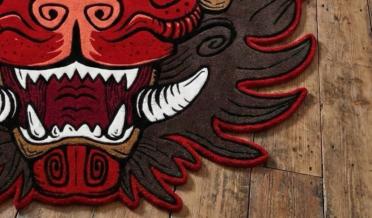 The Red Guardian Rug