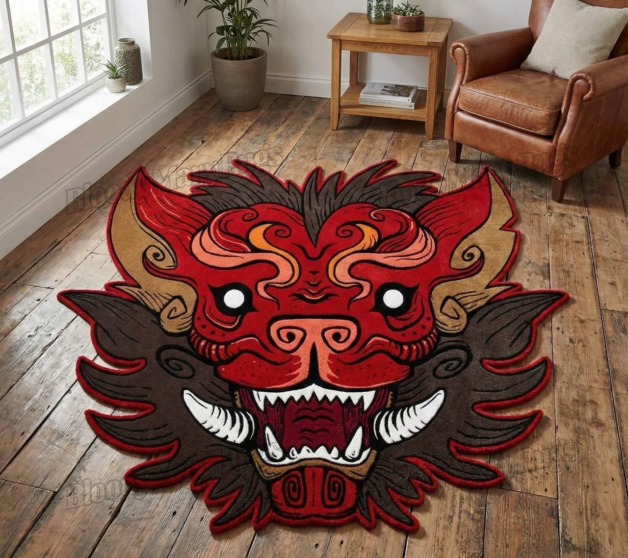 The Red Guardian Rug