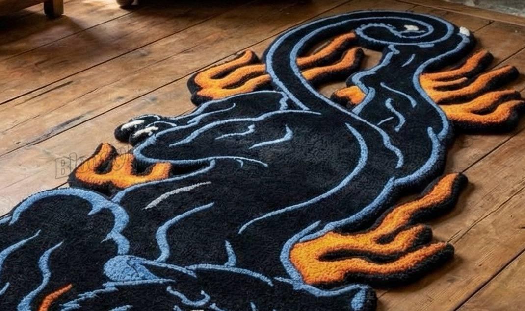 Fire Panther Inferno Runner Rug