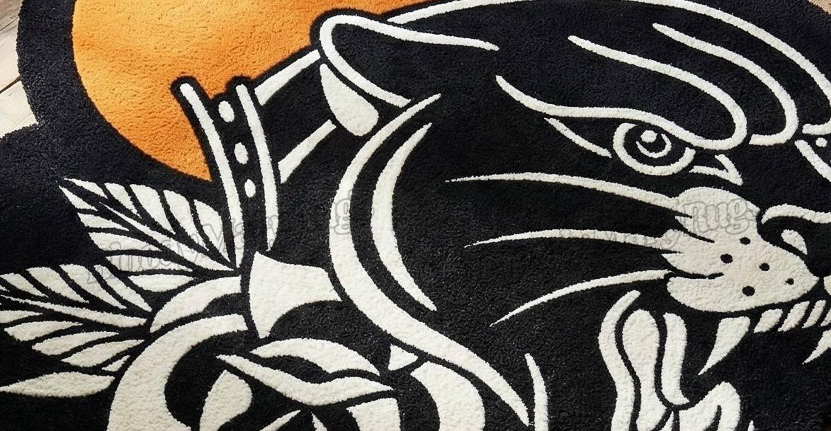 Panther Strike Rug