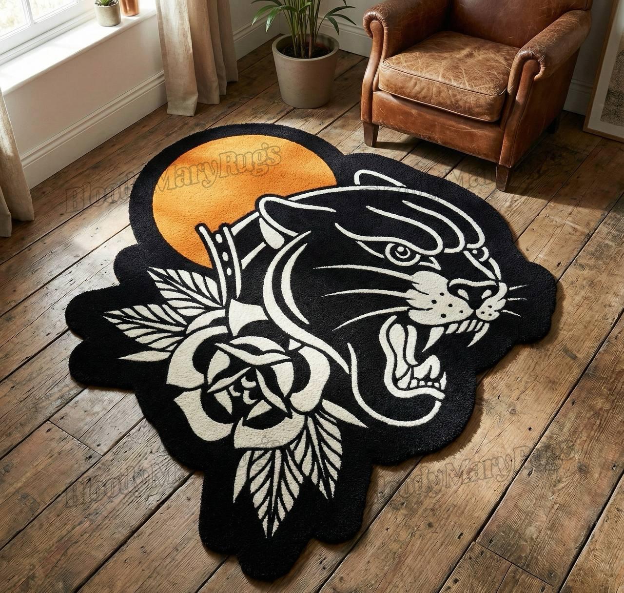 Panther Strike Rug