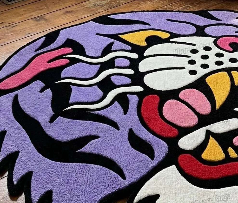 Purple Tiger Rug